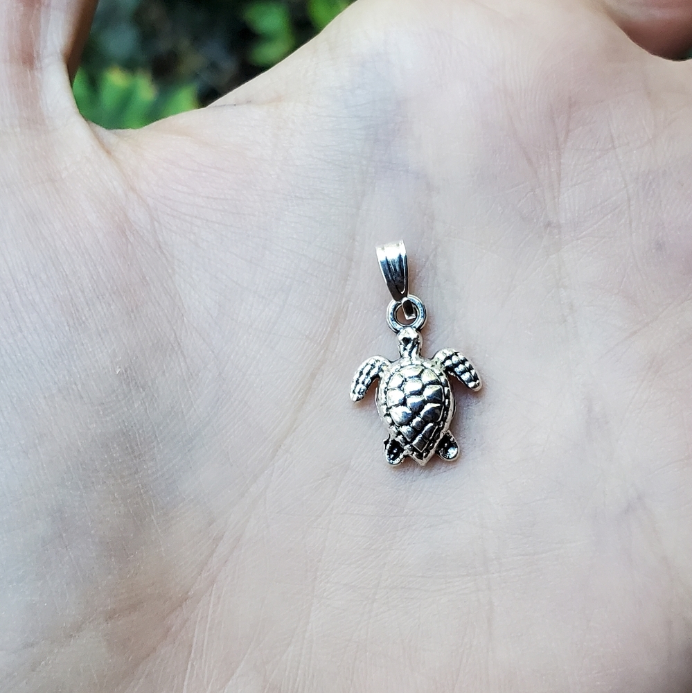 New Silver Turtle Charm - Picture 9 of 10